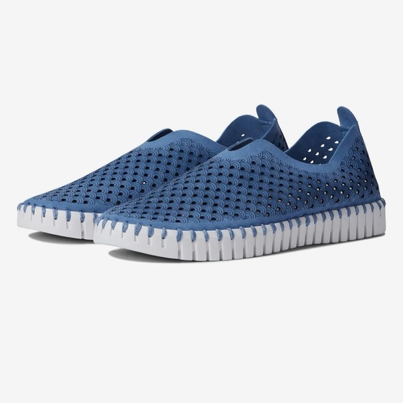 Ilse Jacobsen Tulip 139 Slip Ons Flats Light Regatta Blue Size EU 37 US 6.5-7 - Picture 1 of 8